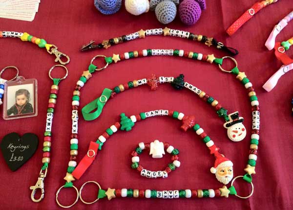 Craft Market - hand made Christmas bracelets