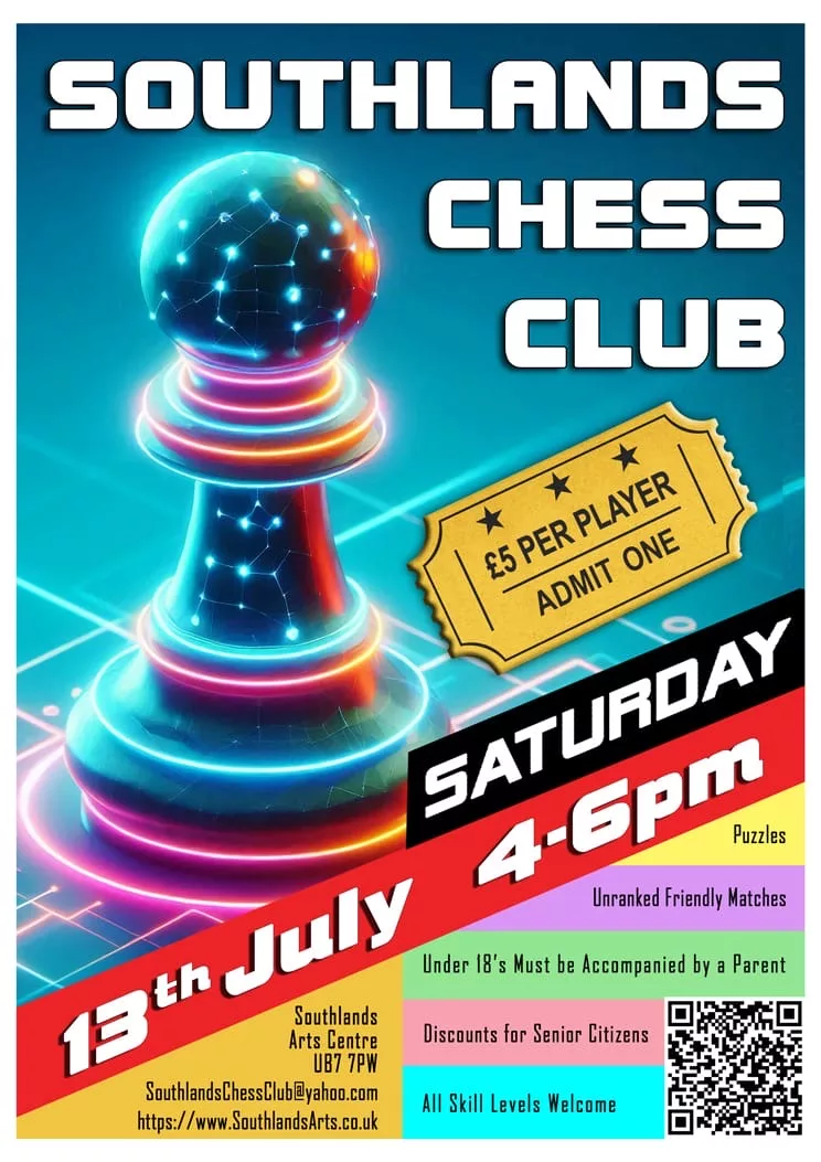 Southlands Chess Club poster
